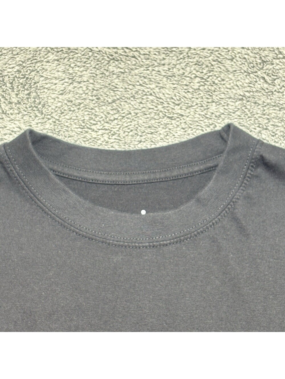 CHAMPION Men’s XL 100% Cotton Solid Black T-shirt - Picture 3 of 12